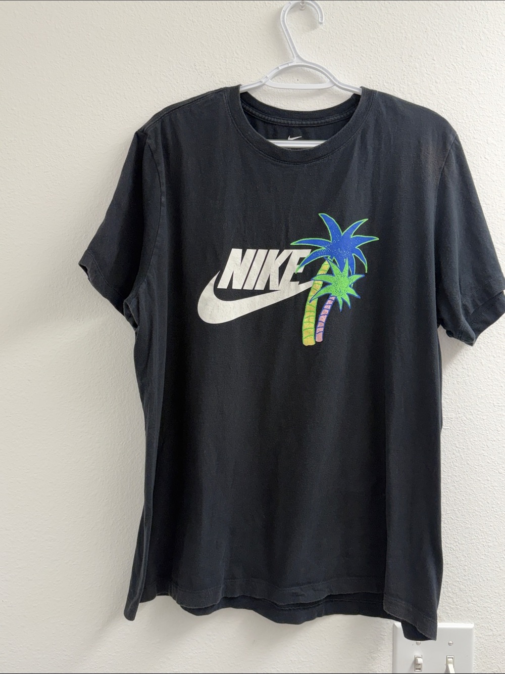 Y2K Nike Black retro T shirt size XL
